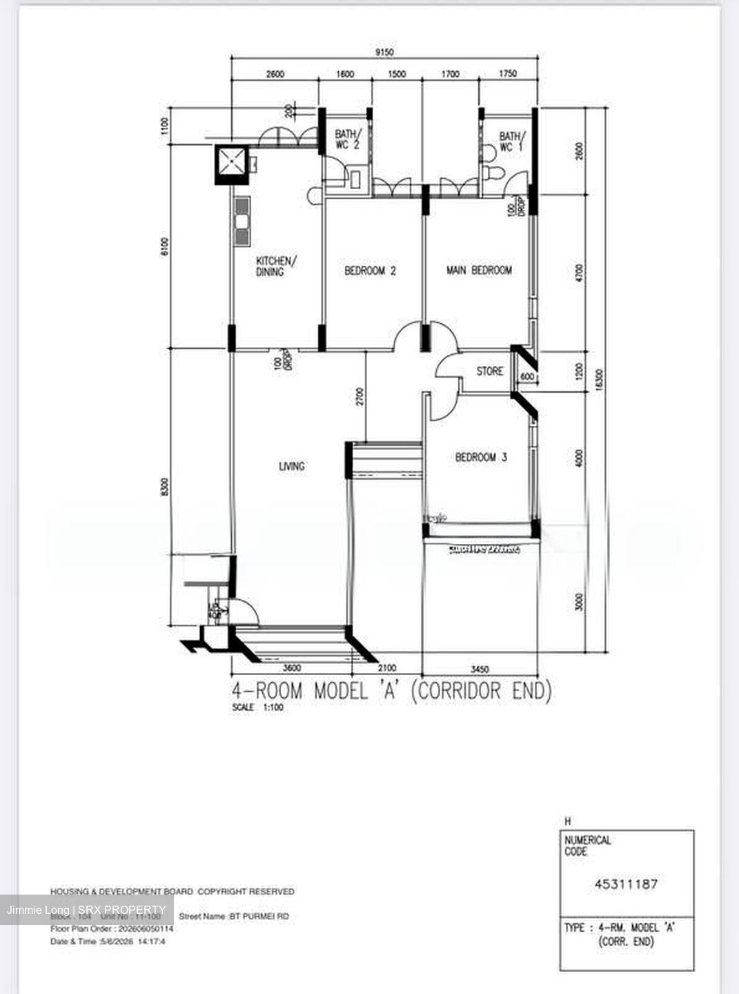 Blk 104 Bukit Purmei Road (Bukit Merah), HDB 4 Rooms #570221911